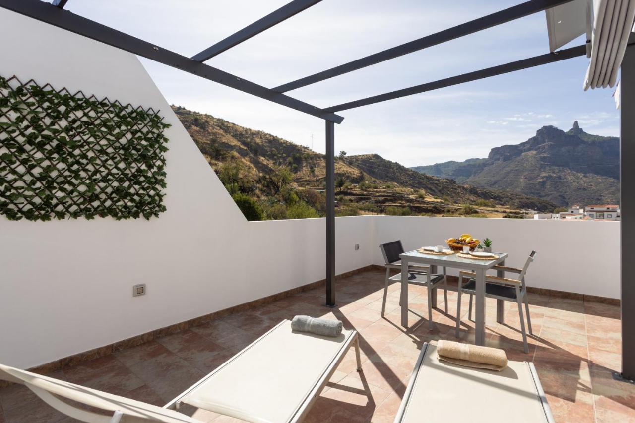 Casa Maria With Roque Nublo View Apartment Tejeda  Bagian luar foto