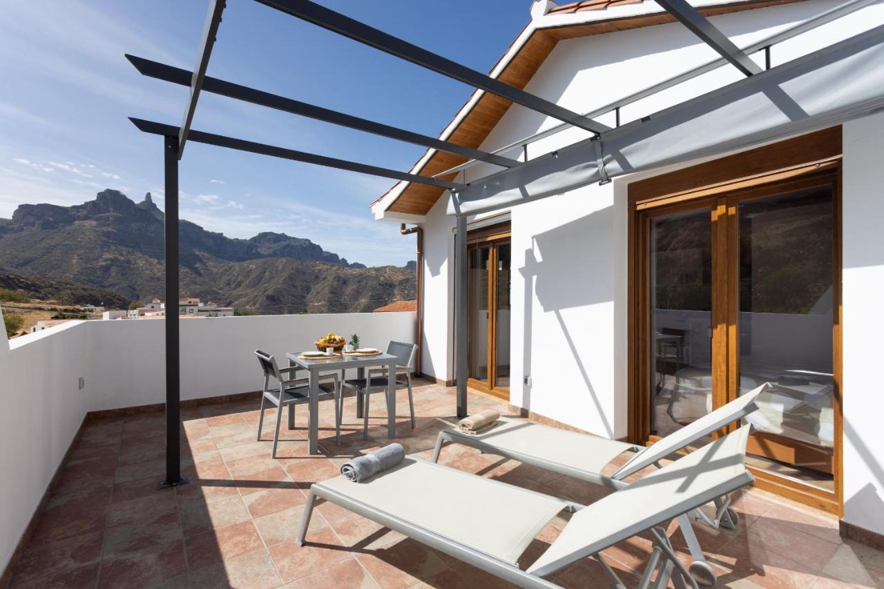 Casa Maria With Roque Nublo View Apartment Tejeda  Bagian luar foto