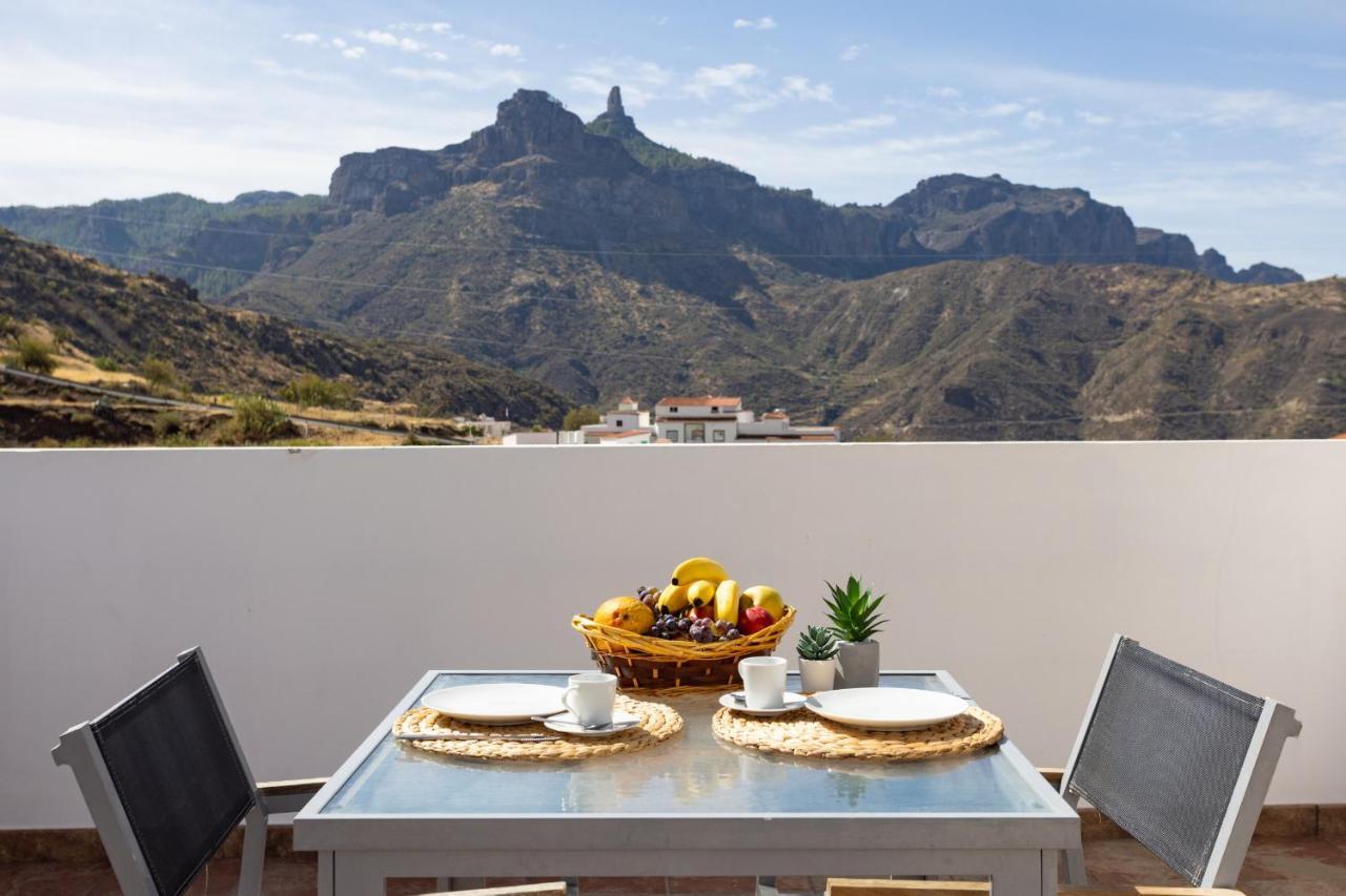 Casa Maria With Roque Nublo View Apartment Tejeda  Bagian luar foto