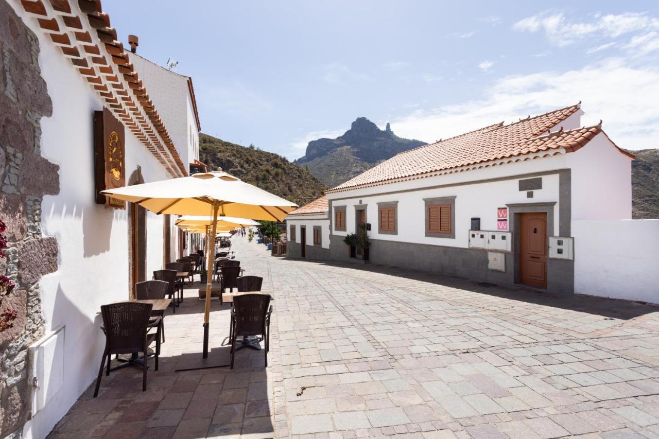Casa Maria With Roque Nublo View Apartment Tejeda  Bagian luar foto