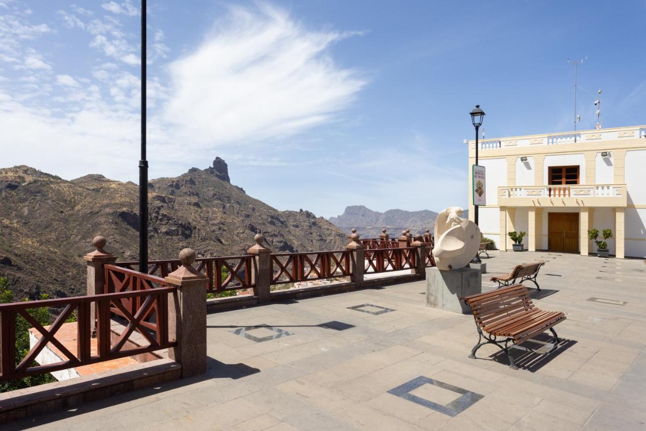 Casa Maria With Roque Nublo View Apartment Tejeda  Bagian luar foto