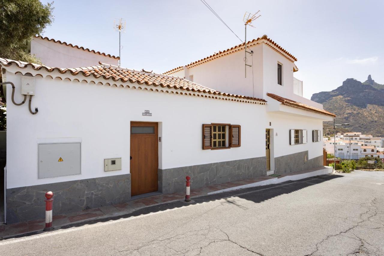 Casa Maria With Roque Nublo View Apartment Tejeda  Bagian luar foto