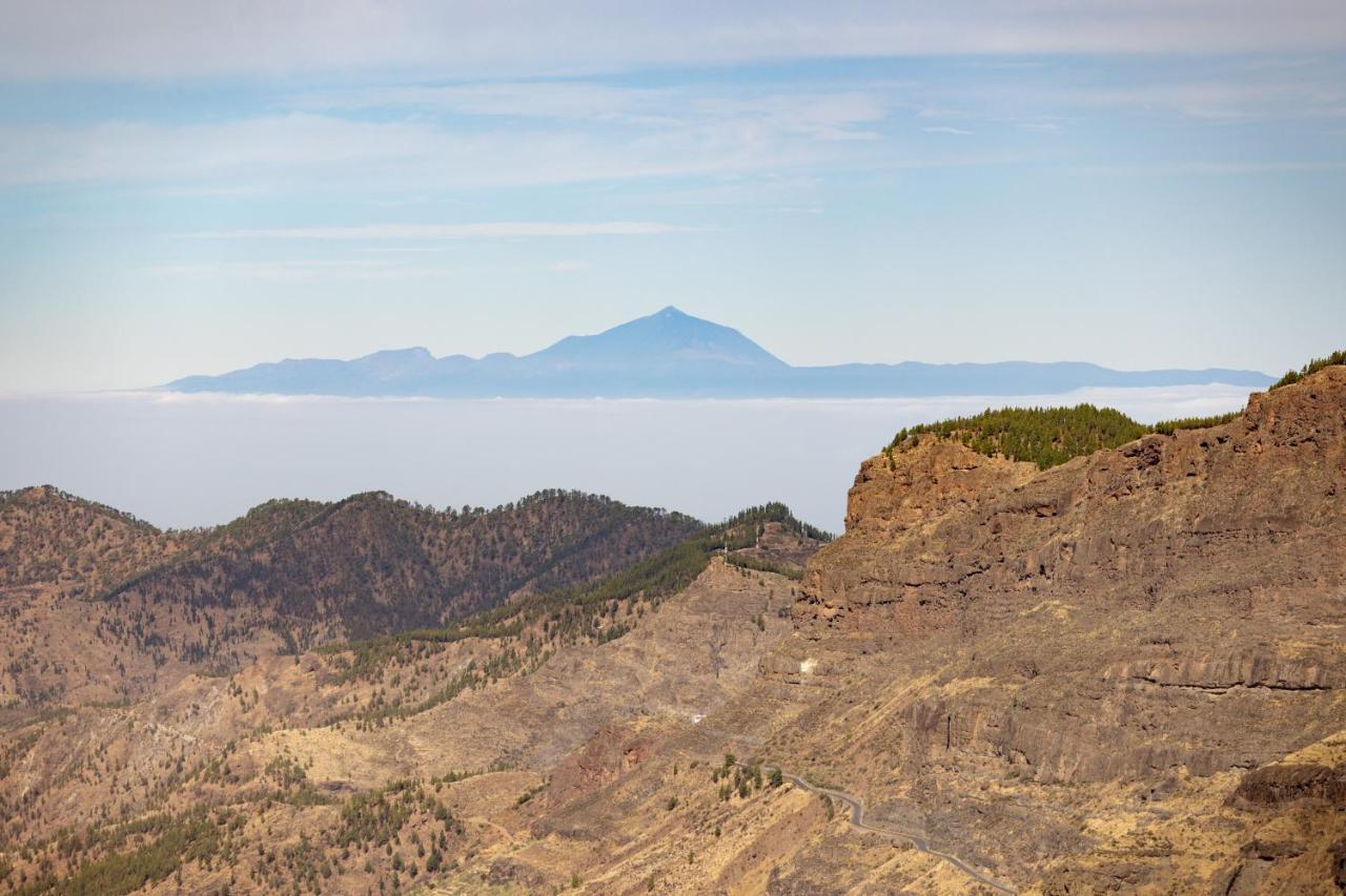 Casa Maria With Roque Nublo View Apartment Tejeda  Bagian luar foto