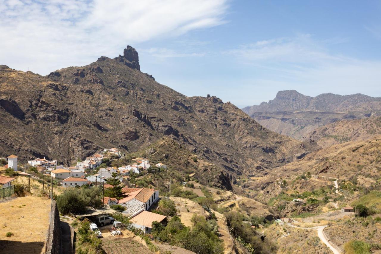 Casa Maria With Roque Nublo View Apartment Tejeda  Bagian luar foto