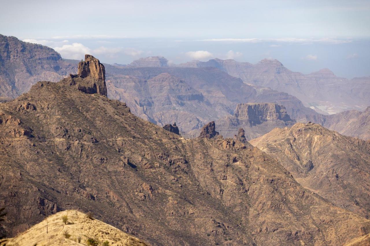 Casa Maria With Roque Nublo View Apartment Tejeda  Bagian luar foto